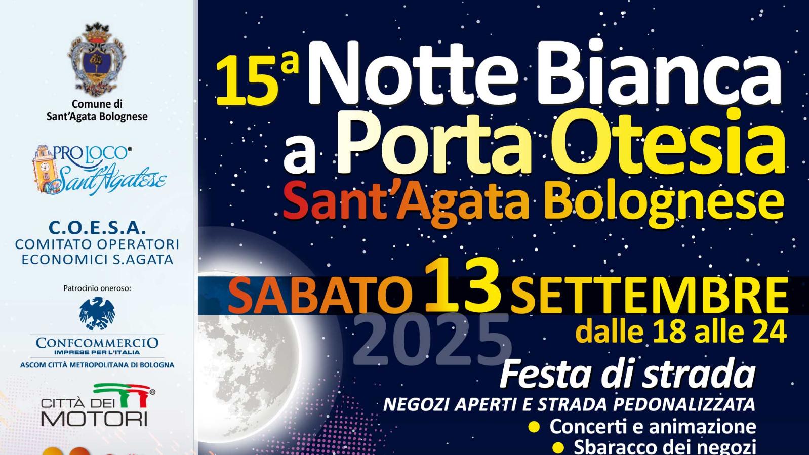 Locandina Notte Bianca a Porta Otesia