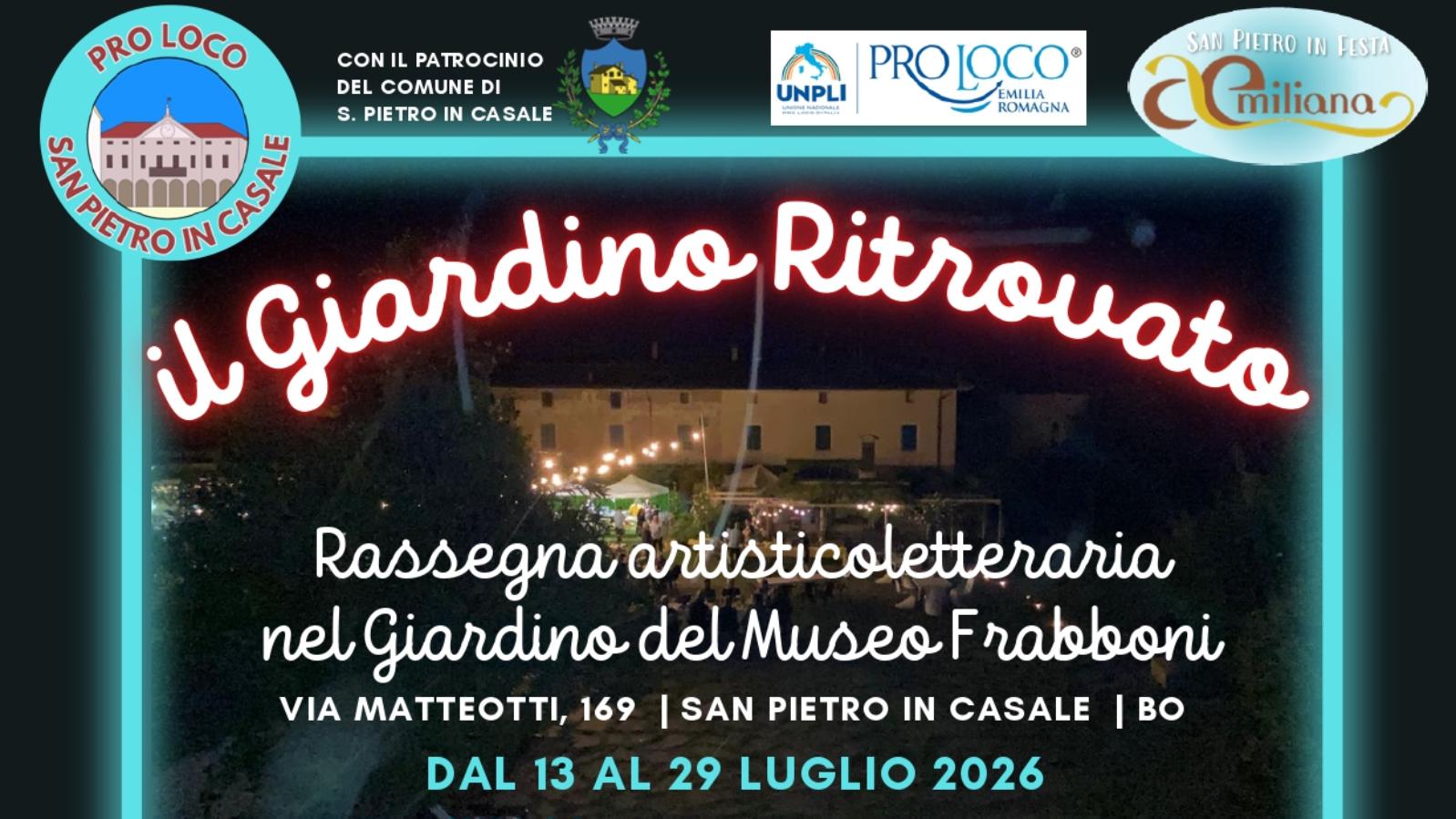 Il giardino ritrovato 2026 Il giardino ritrovato 2026