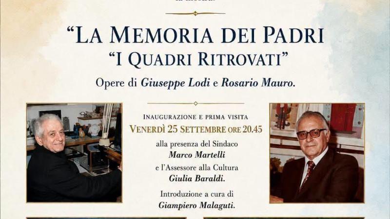 "La memoria dei Padri - I quadri ritrovati"