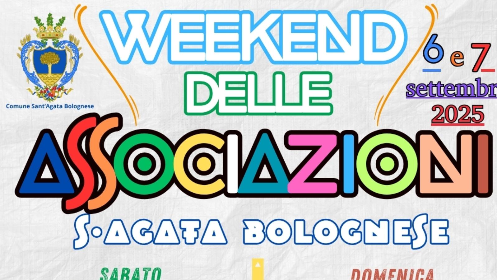 Locandina Weekend delle Associazioni