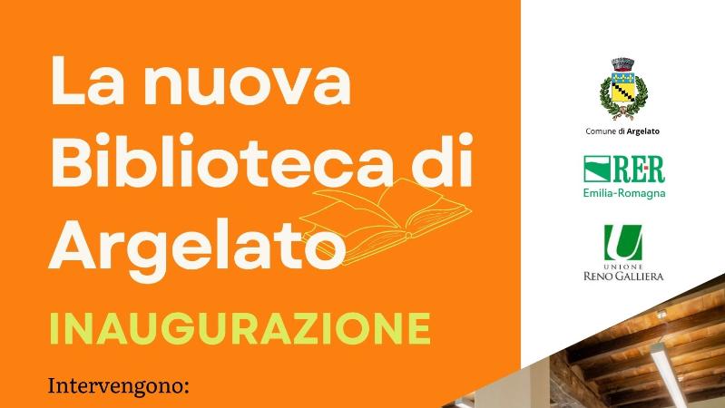Inaugurazione della nuova biblioteca di Argelato