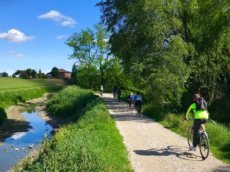 Foto scattata durante una pedalata - Archivio di Sustenia
