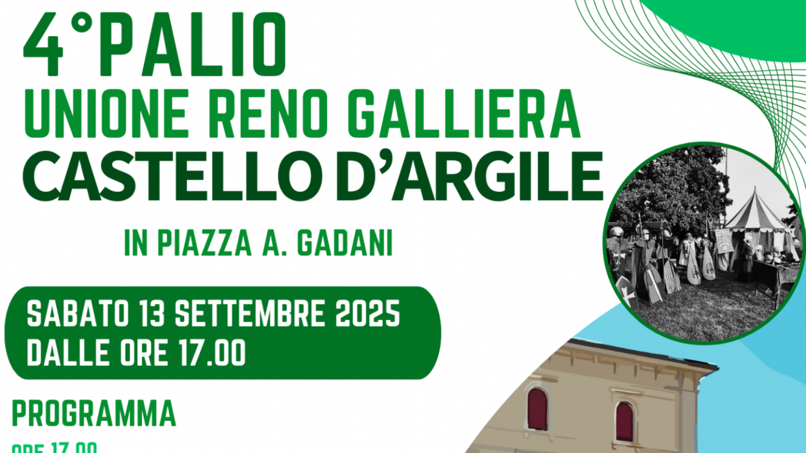 Programma Palio Reno Galliera 2025