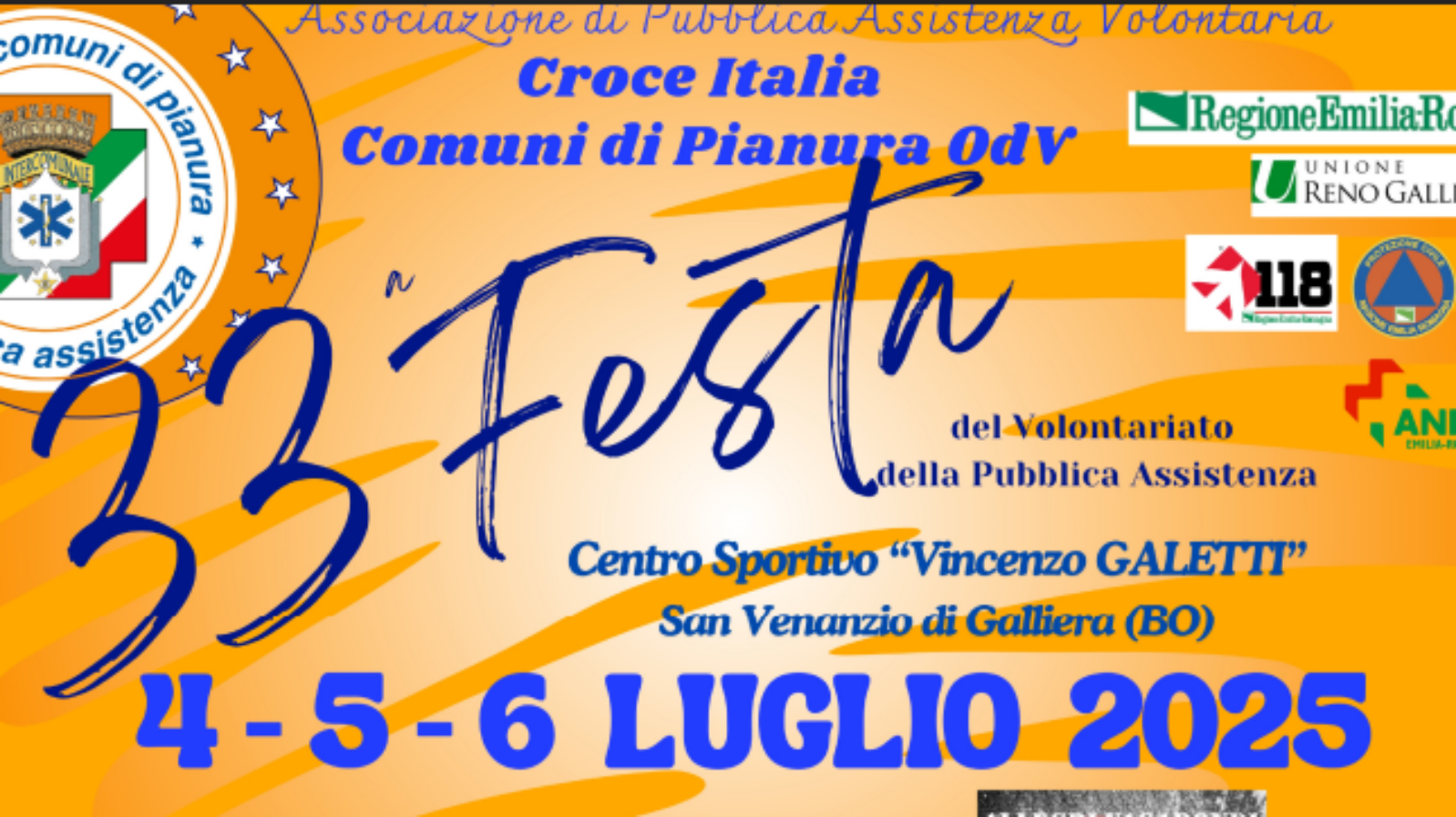 33° Festa del Volontariato della Pubblica Assistenza
