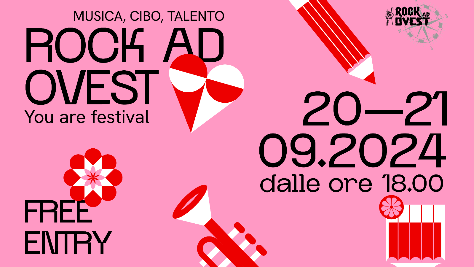 Locandina di Rock ad Ovest 2024