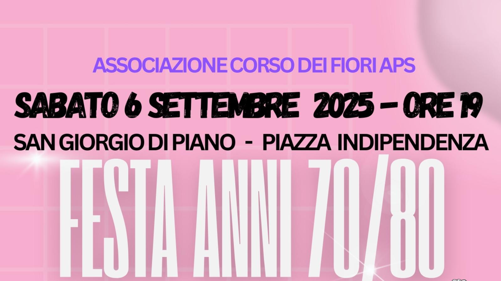 Festa '70-'80 a San Giorgio di Piano