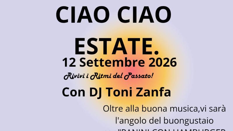 Ciao ciao estate 