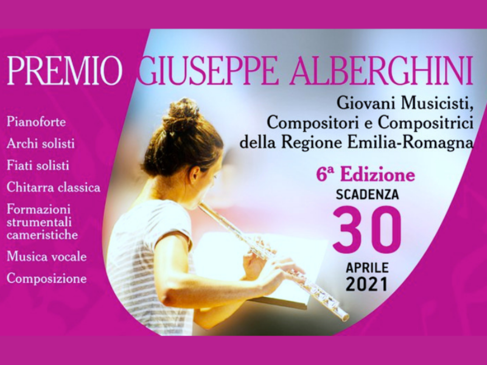 Premio Alberghini, la competizione musicale classica è alla sesta edizione