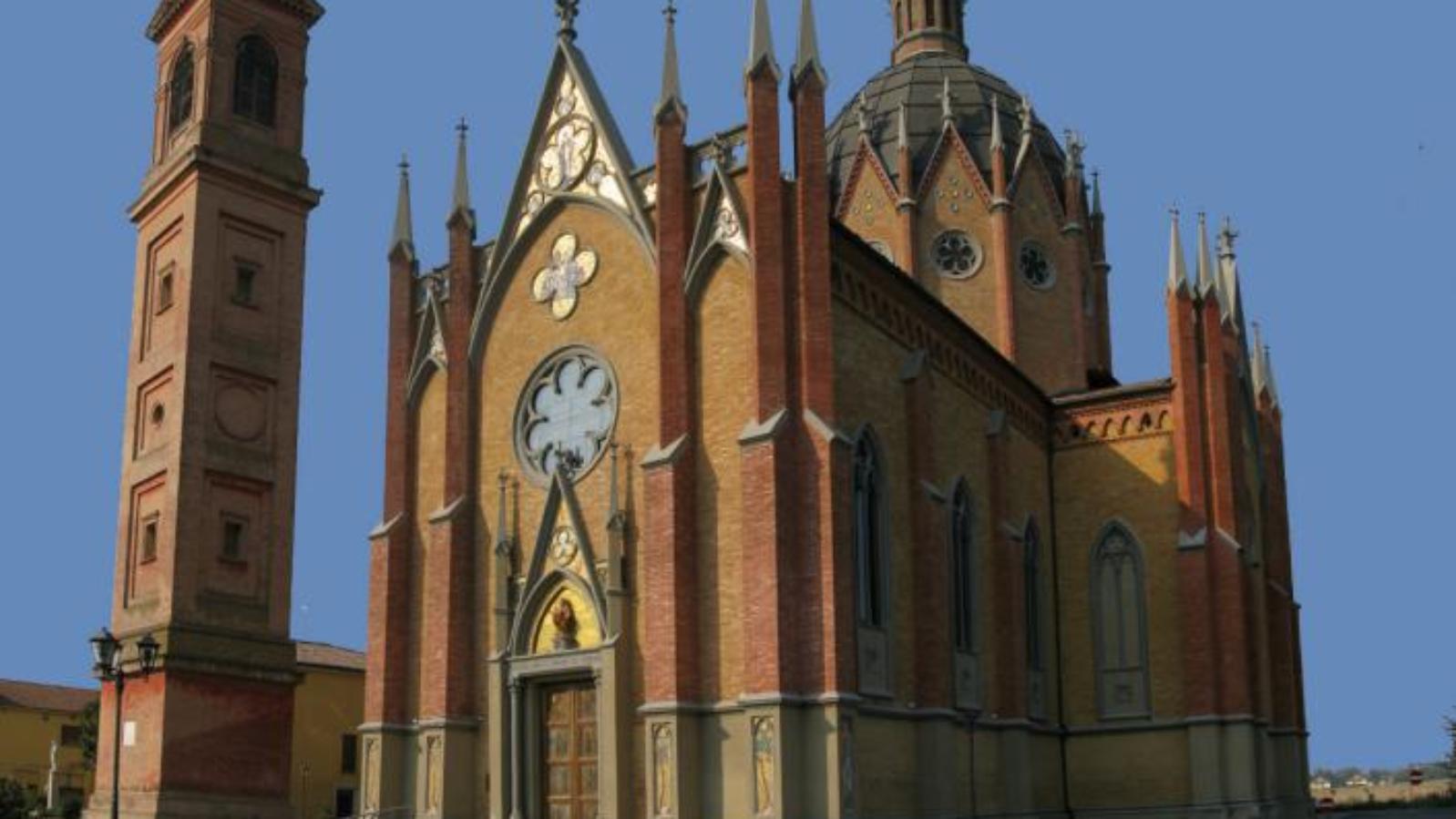 Chiesa di Santa Maria di Venezzano, Castello d’Argile - foto via https://www.parrocchiasantamariavenezzano.com/