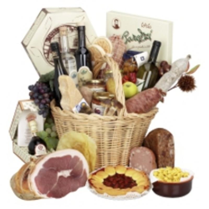 Basket of typical products