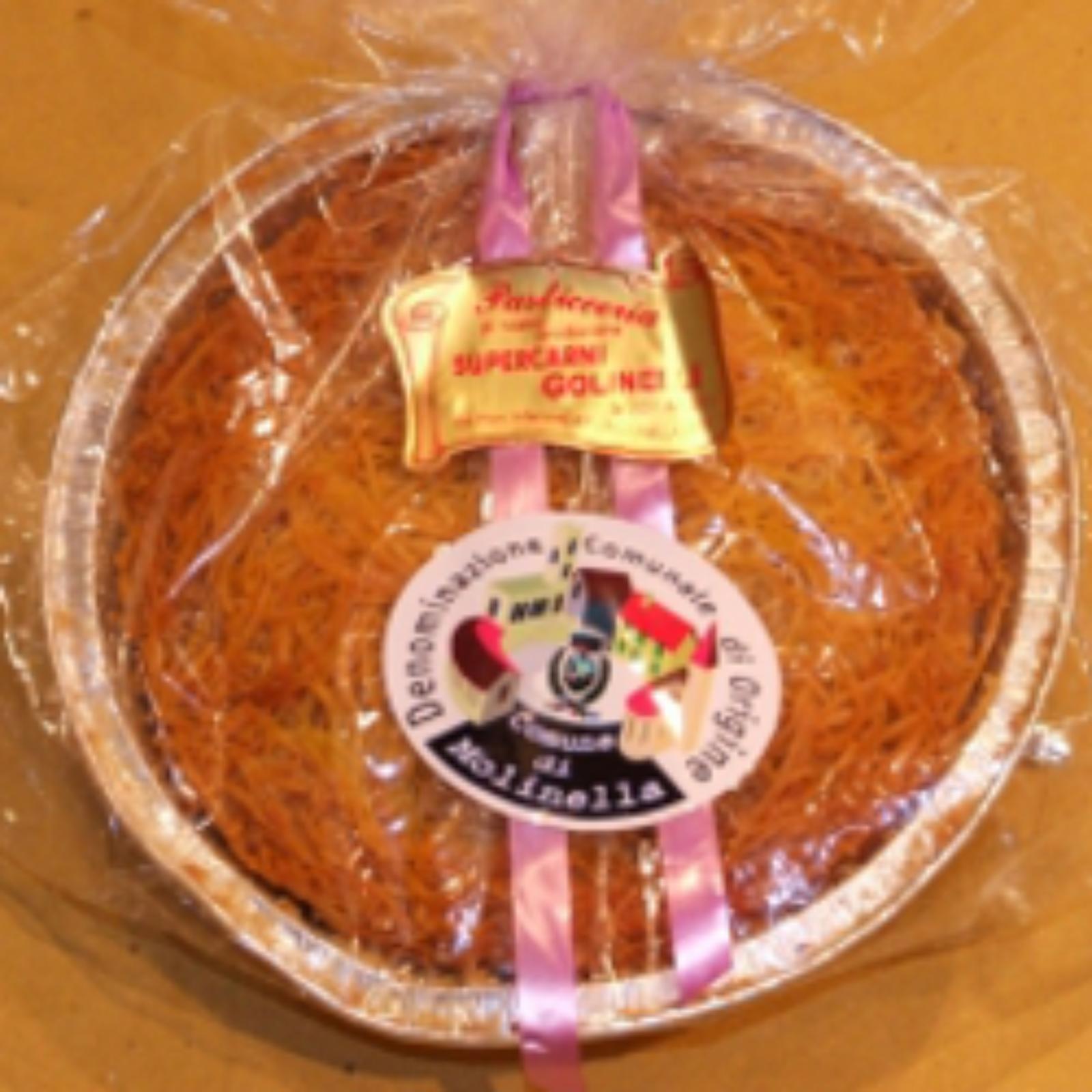 Typical "Tagliatelline" cake of Molinella 